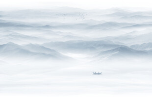 山水水墨画