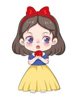 白雪公主 卡通美女 