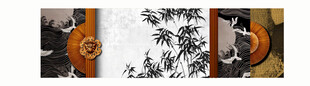 禅意中国风床头挂画