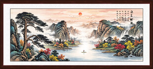 迎客松装饰画