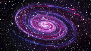 绚丽梦幻星空旋涡
