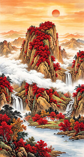 酒店大堂挂画