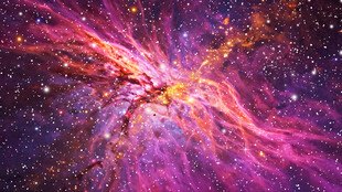 绚丽梦幻星空