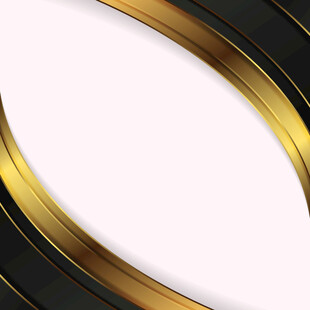 黑金曲线背景设计元素