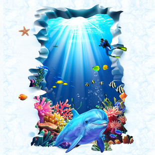 海底创意立体画