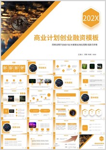 商业计划书融资路演模板