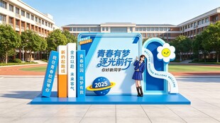 高中开学典礼美陈