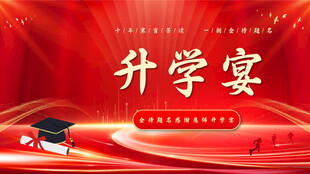 喜庆升学宴背景图