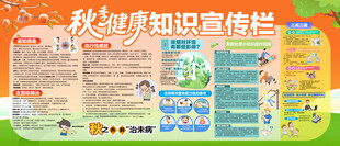 秋季健康知识宣传栏