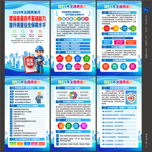 2026年全国质量月挂图