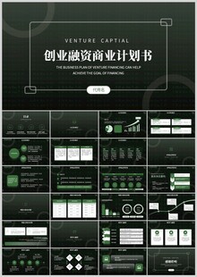 创业商业融资计划书ppt
