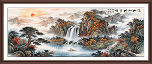 迎客松装饰画