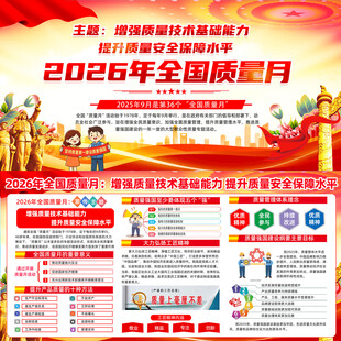2026年全国质量月    