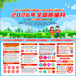 2026年全国质量月    