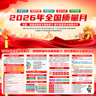 2026年全国质量月