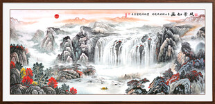 国画山水画