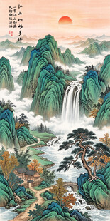 玄关山水装饰画