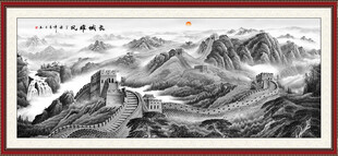 万里长城背景图