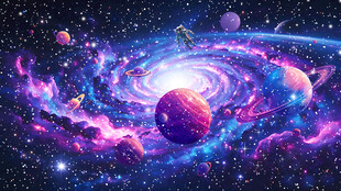 星空星球宇宙太空行星