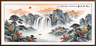 大厅山水画