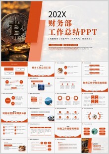 财务总监工作总结PPT模板