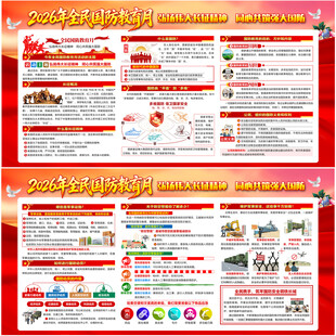 2026年全民国防教育月