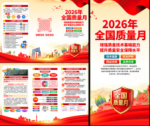 2026年全国质量月三折页