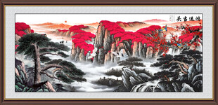鸿运当头国画