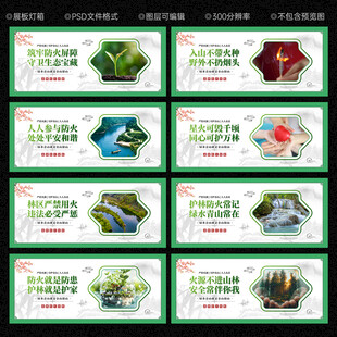 森林防火展板