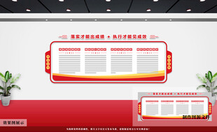抓落实党建文化墙