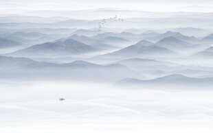 山水水墨画