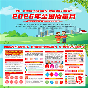 2026年全国质量月