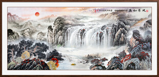 国画山水画