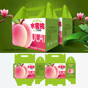 水蜜桃包装 桃子礼盒