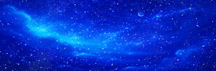 蓝色星空太空背景图
