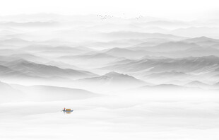山水水墨画