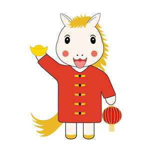 可爱卡通小马