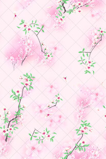 粉色樱花背景纹理图案