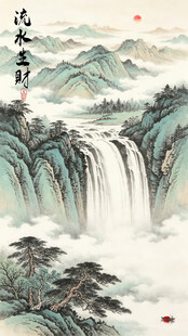 客厅山水画