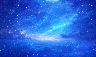 梦幻星空夜景背景图