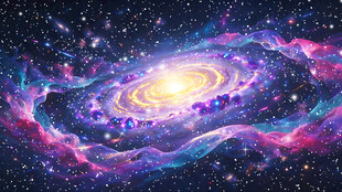 彩色星空