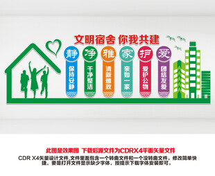 宿舍文明文化墙