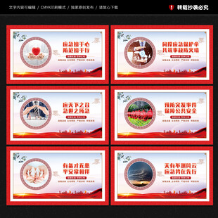 应急救援文化墙