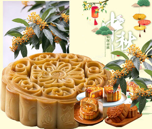 中秋月饼素材