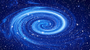 蓝色宇宙星空