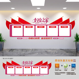 妇女之家制度展板文化墙