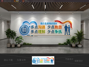 企业标语口号墙饰