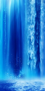 梦幻蓝色水流背景图