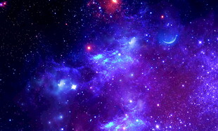 唯美梦幻炫彩宇宙星空背景
