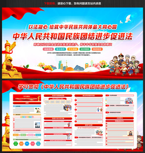 民族团结进步促进法宣传栏